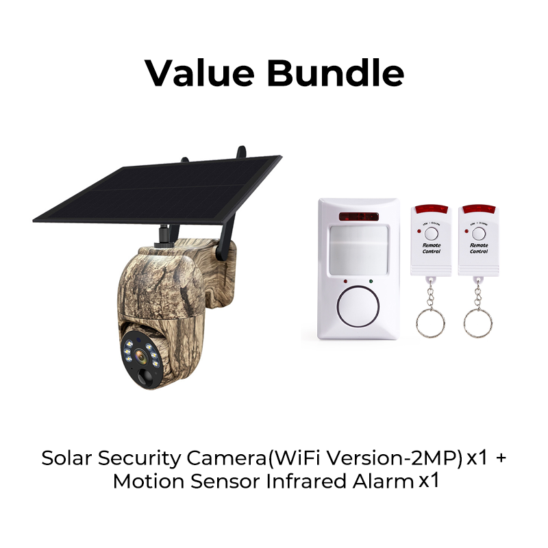 🥳2026 HOT SALE🥳Solar-Powered PTZ Security Camera