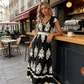 ⏳Limited-time 50% OFF⏰Women's V-Neck Baroque Print Flowy Maxi Dress👗