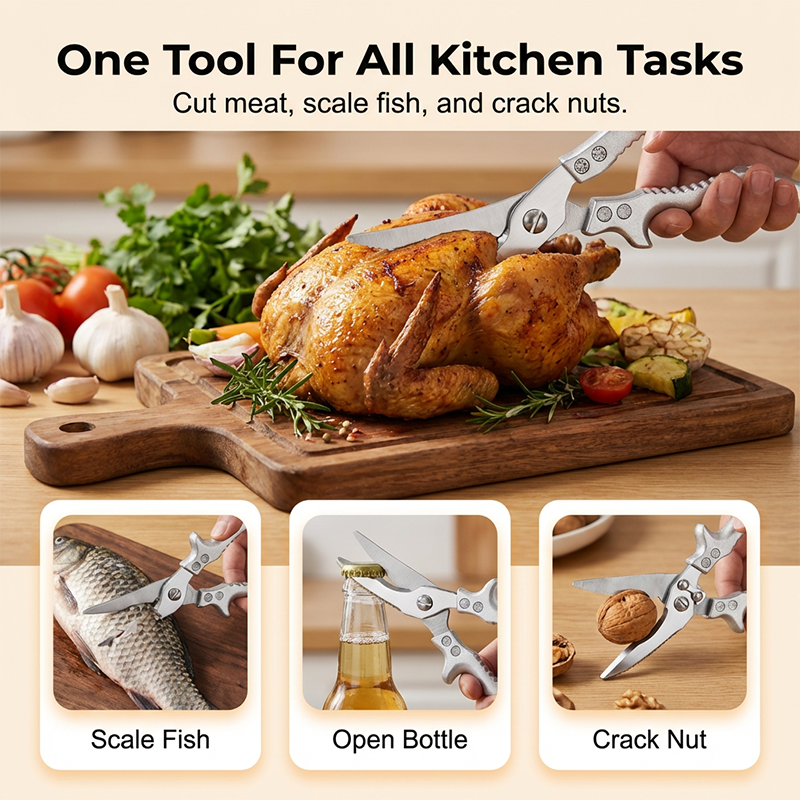 Heavy-Duty Multi-functional Kitchen Shears