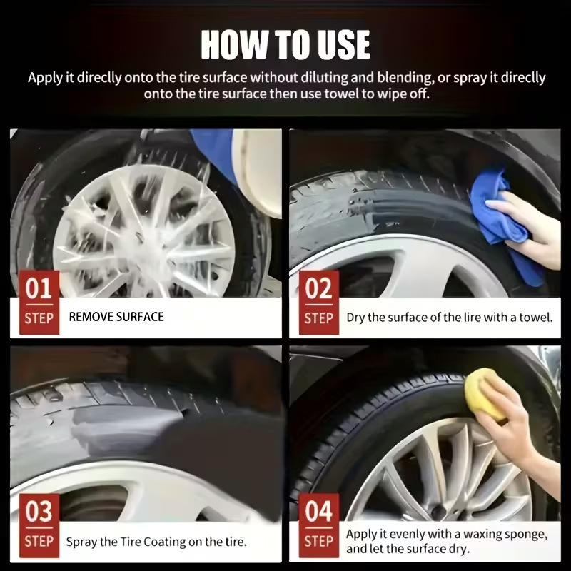 🚗BUY 1 GET 1 FREE! ✨ Car Tire & Plastic Trim Renewal Paste – Restores Shine, Prevents Cracking & Easy Application 🛞