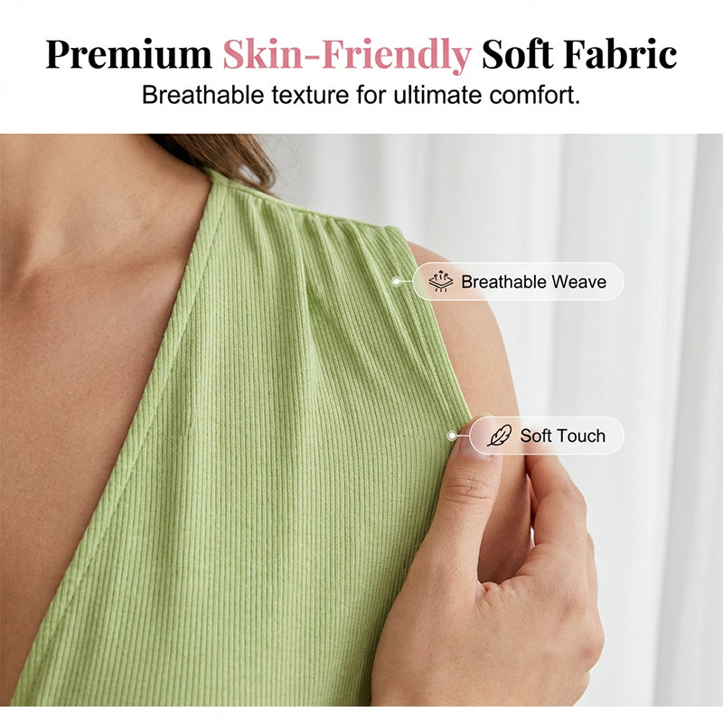 ⏳Time-Limited Special⏰Women's Sleeveless V-Neck Ruched Waist Romper