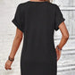👗 50% OFF NOW! ⏰ Women's Fashion V-Neck Button Dress – Timeless Solid Colors, Soft Fabric & Rolled Sleeves – Flattering, breathable & perfect for work, brunch or summer days 🌸