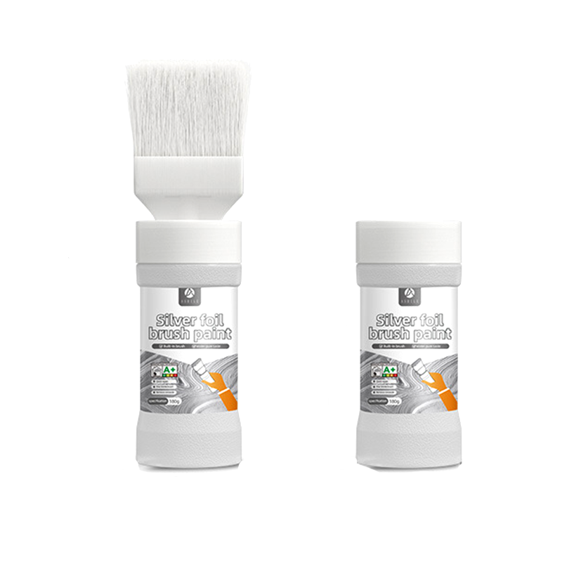 🖌️50% OFF NOW ! ✨Water-Based Metallic Silver Paint with Built-in Brush – Rust Repair Metal Coating for Home DIY
