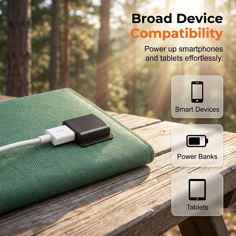 Portable Solar Panel with USB Charging