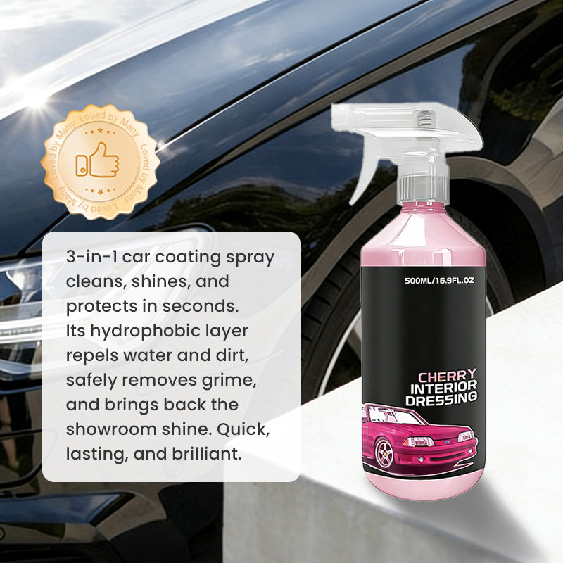 🚗 3-in-1 High Protection Quick Car Coating Spray – Fast Polishing, Waterproof & Anti-Fouling, High Gloss Shine, Easy Application for All Car Paint Types ✨