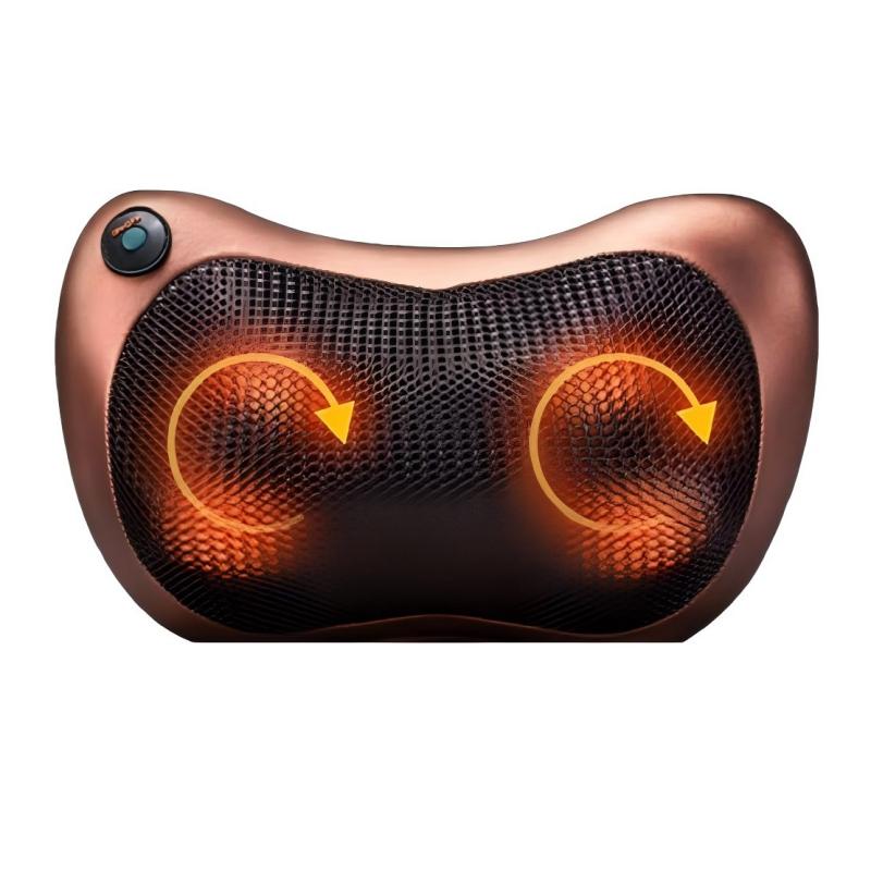 Neck and Back Massager Pillow with 3D Kneading and Heating
