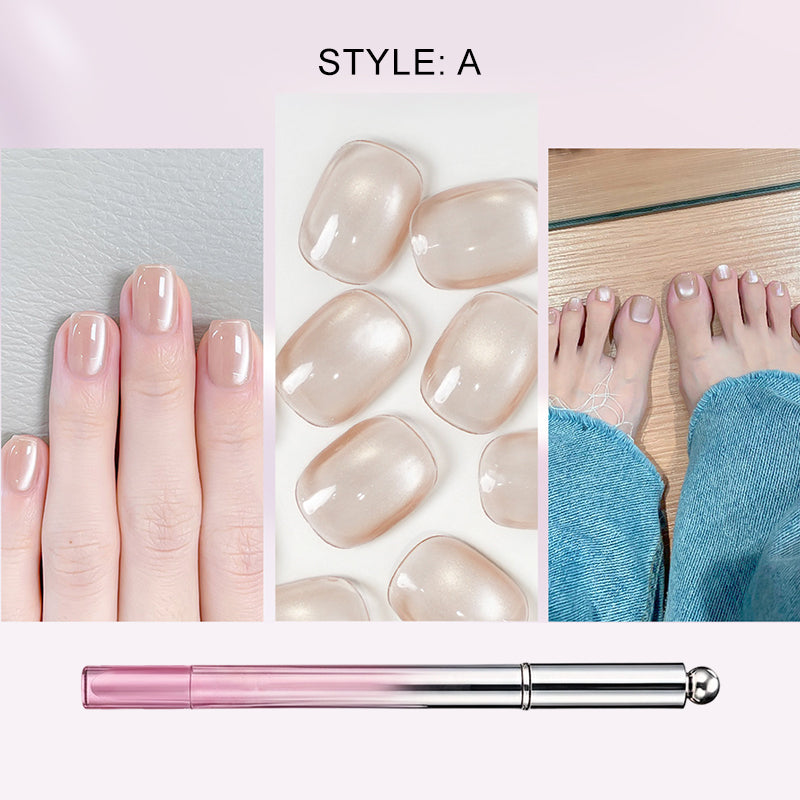 💅 All-in-One Cat Eye Gel Nail Pen – Create Stunning Magnetic Nail Art at Home! ✨