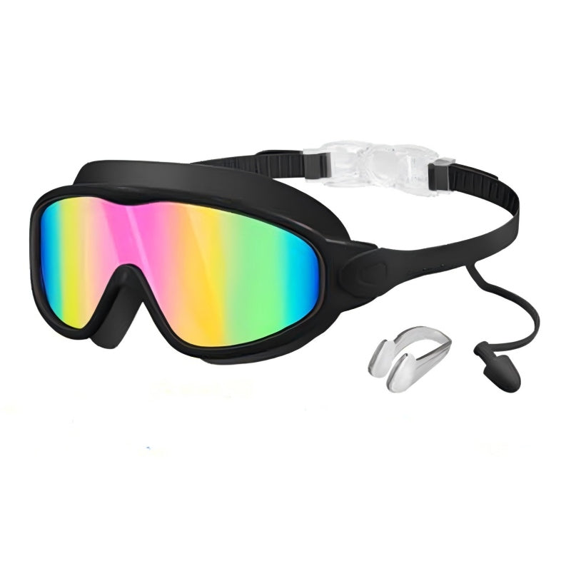 Anti-Fog Swimming Goggles with Earplugs & Nose Clip