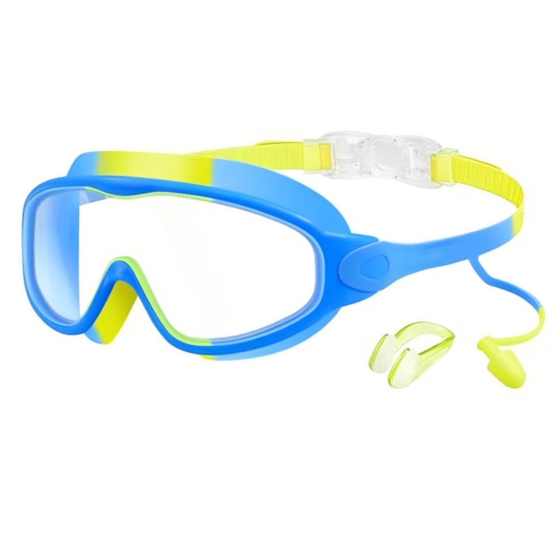 Anti-Fog Swimming Goggles with Earplugs & Nose Clip