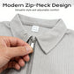 📢📢50% OFF !! ⏰ Summer Casual Zip-Neck Shirt & Shorts Set – Breathable, stylish & perfect for hot days – lightweight 2-piece comfort 🩳