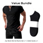 📢📢50% OFF !! ⏰ Summer Casual Zip-Neck Shirt & Shorts Set – Breathable, stylish & perfect for hot days – lightweight 2-piece comfort 🩳