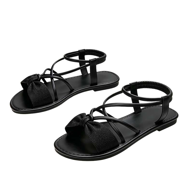 🏖️Limited time 60% OFF⏳👙Women's Criss-Cross Strap Flat Sandals