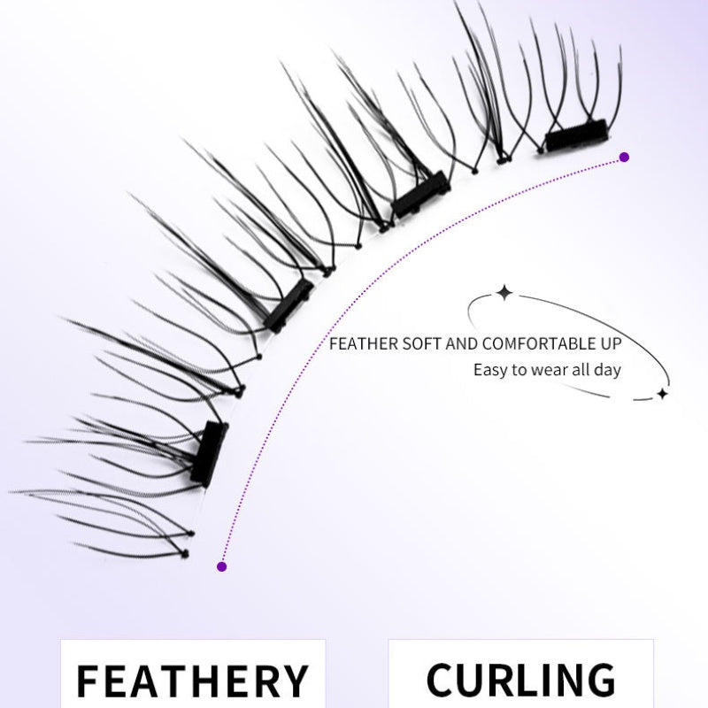 🔥Hot Sale💥Reusable Magnetic Eyelashes with Applicator