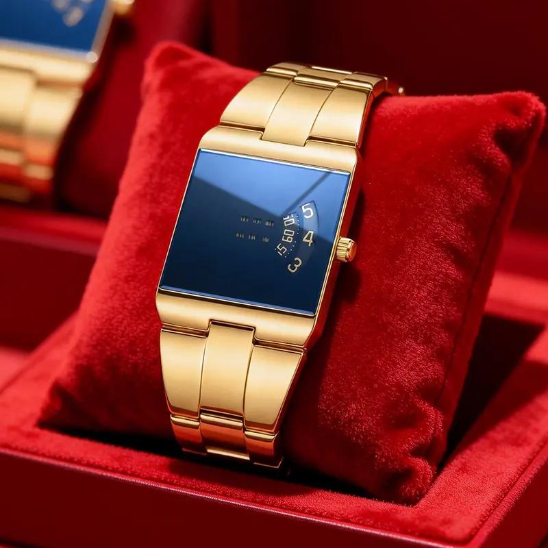 🏆 LIMITED-TIME 50% OFF! ⌚ Men's Square Quartz Watch – modern case, stainless steel band & waterproof. Versatile for everyday & business! 💼