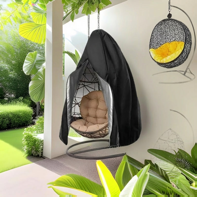 🥳2026 HOT SALE🥳 50% OFF! 🪑Heavy‑Duty Waterproof Hanging Egg Chair Cover – UV resistant, durable Oxford cloth, easy zipper. Protects year‑round. ☀️✨