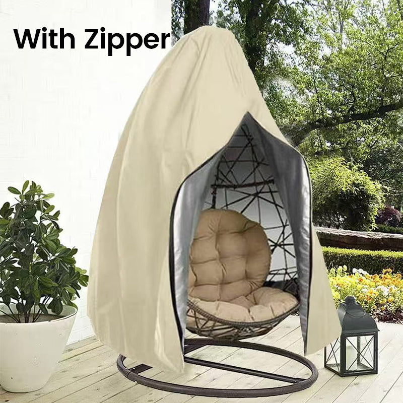 🥳2026 HOT SALE🥳 50% OFF! 🪑Heavy‑Duty Waterproof Hanging Egg Chair Cover – UV resistant, durable Oxford cloth, easy zipper. Protects year‑round. ☀️✨
