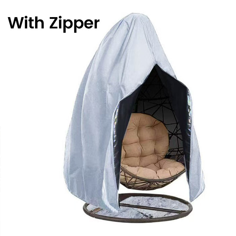 🥳2026 HOT SALE🥳 50% OFF! 🪑Heavy‑Duty Waterproof Hanging Egg Chair Cover – UV resistant, durable Oxford cloth, easy zipper. Protects year‑round. ☀️✨