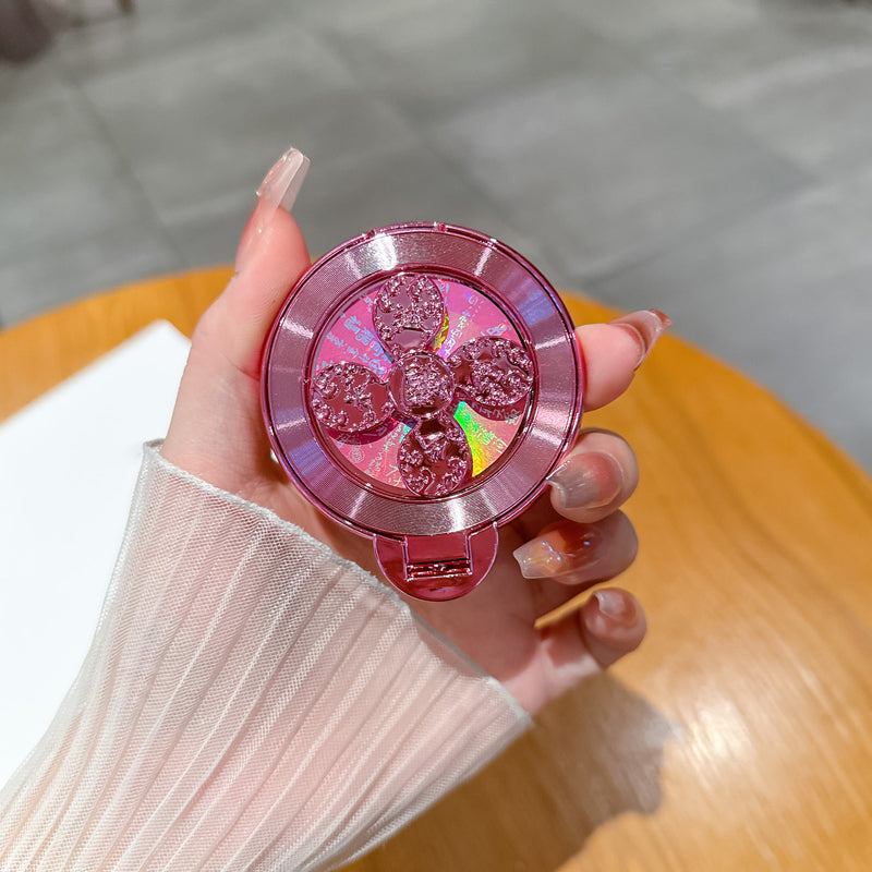 Spinning Clover Phone Ring Holder & Kickstand