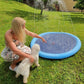 🏊SUMMER HOT SALE 50% OFF NOW! 🌊Foldable Dog Splash Pad🇬🇧 Big Sprinkler Mat for Garden & Beach 🌊☀️ | Non-Slip, Quick-Dry Play Pool for Dogs 🐾 | Folds Flat in Seconds! 🎒🐕