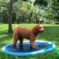 🏊SUMMER HOT SALE 50% OFF NOW! 🌊Foldable Dog Splash Pad🇬🇧 Big Sprinkler Mat for Garden & Beach 🌊☀️ | Non-Slip, Quick-Dry Play Pool for Dogs 🐾 | Folds Flat in Seconds! 🎒🐕