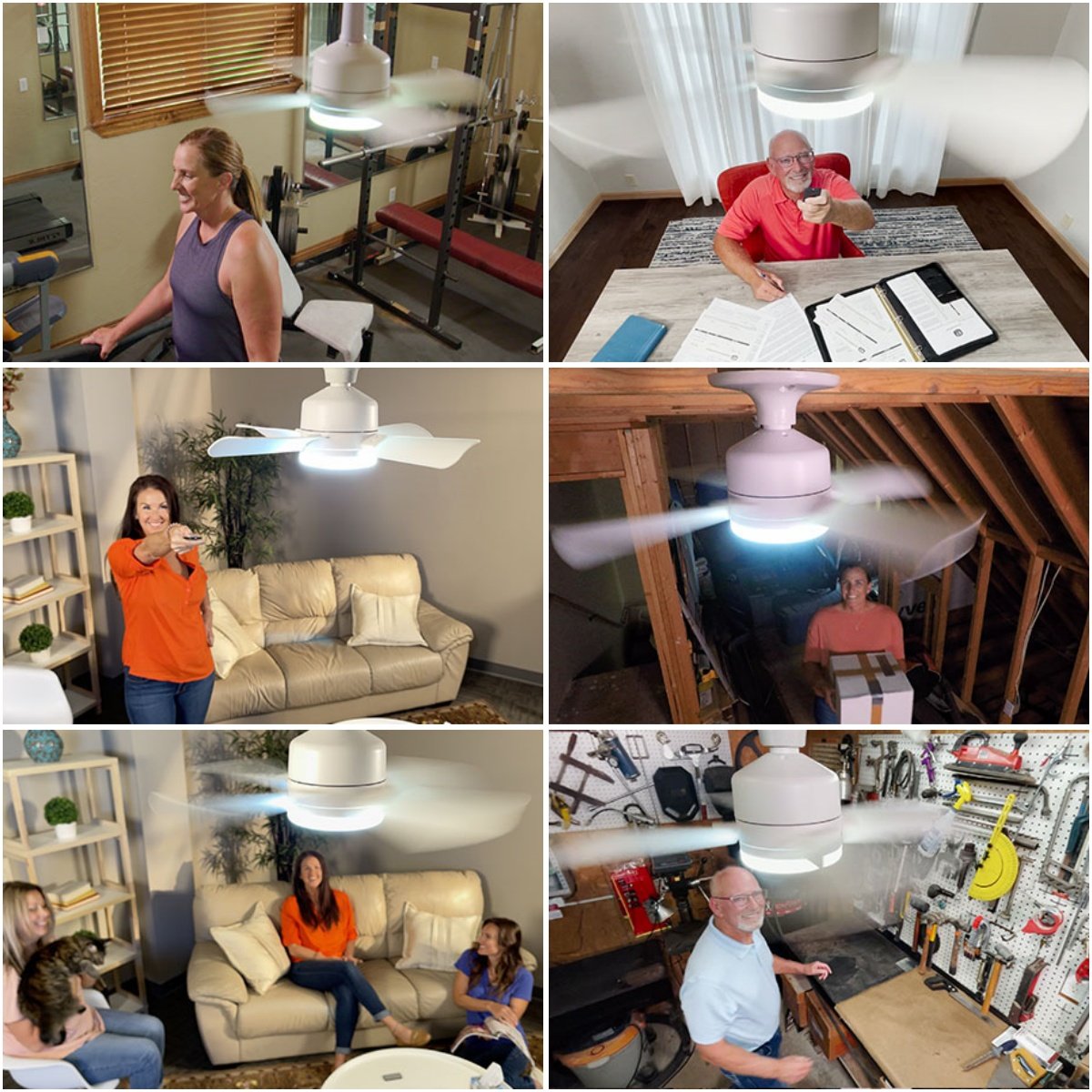 ⏳LAST DAY SALE 49% OFF🔥40W LED Ceiling Fan Light – 20.5” Ultra-Quiet with Remote 🎯 | E27 + FREE B22 Adapter 🔌 | For Bedroom 😴, Kitchen 👩‍🍳 & Garage 🛠️ – UK Ready! 🇬🇧