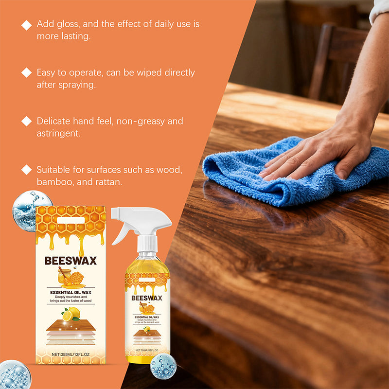 ⚡LIMITED-TIME 50% OFF! ✨ All-in-One Wood Seasoning and Polishing Beeswax Spray!