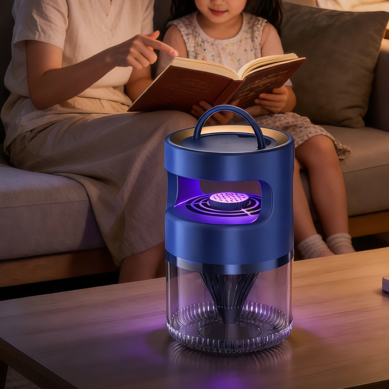 🦟 50% OFF NOW!🔇 Indoor LED Bug Zapper – Bionic UV Light Trap & Night Light – Quiet & Safe for Bedroom – Chemical-Free Mosquito Killer 💡
