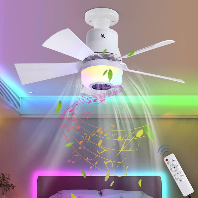 🔥Limited Time SALE 50% OFF❄️🎶2-In-1 Smart Ceiling Fan with Light, RGB & Bluetooth Speaker