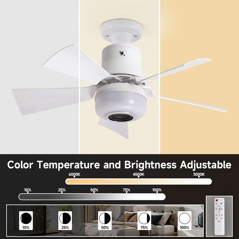 🔥Limited Time SALE 50% OFF❄️🎶2-In-1 Smart Ceiling Fan with Light, RGB & Bluetooth Speaker