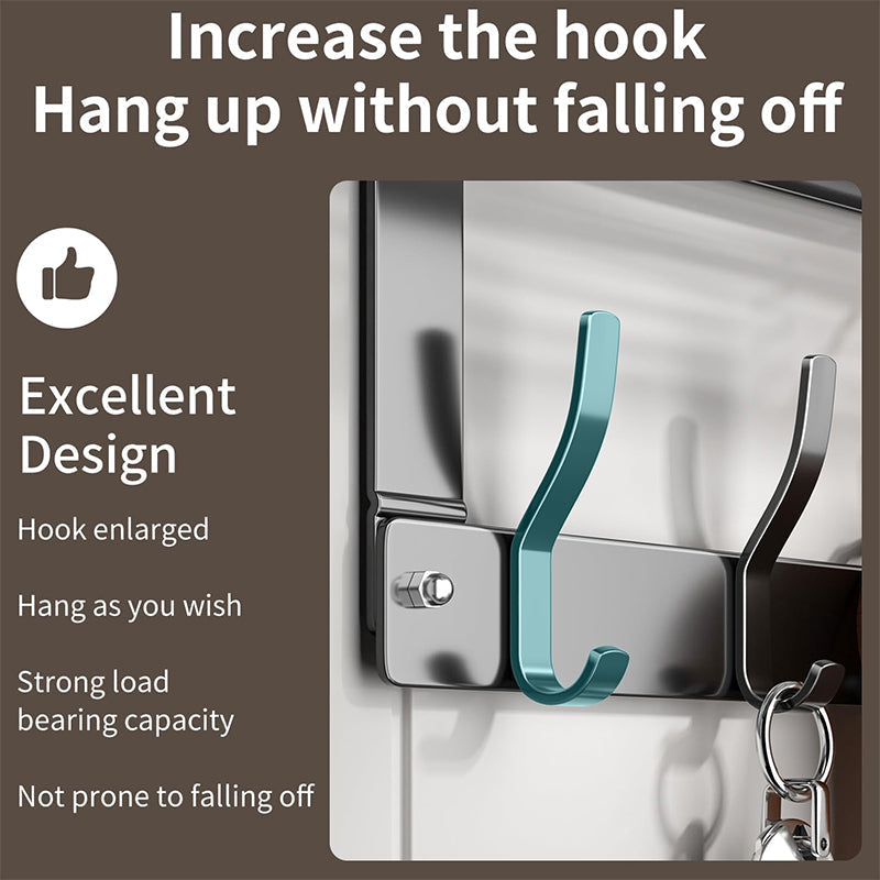 🪄50% OFF! ✨ Over The Door Hooks with Basket – Heavy-Duty, Tool-Free, 50lb Capacity 🪣