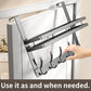 🪄50% OFF! ✨ Over The Door Hooks with Basket – Heavy-Duty, Tool-Free, 50lb Capacity 🪣