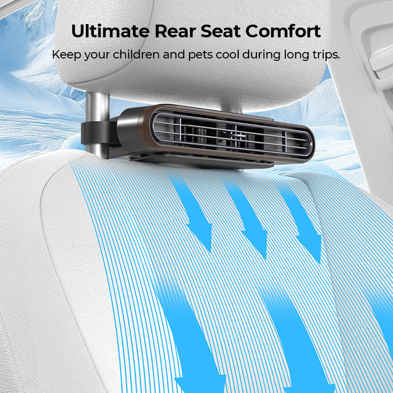 🔥HOT SALE 49% OFF🏆 Car Seat Fan 🌬️ – 3-Speed Rechargeable Clip-On Fan with 3000mAh Battery 🔋 | USB-C Charging ⚡ for Cars 🚗, Golf Buggies 🛺 & Campervans 🏕️