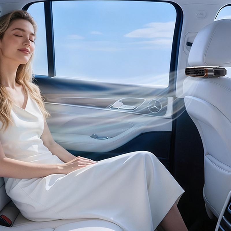 🔥HOT SALE 49% OFF🏆 Car Seat Fan 🌬️ – 3-Speed Rechargeable Clip-On Fan with 3000mAh Battery 🔋 | USB-C Charging ⚡ for Cars 🚗, Golf Buggies 🛺 & Campervans 🏕️