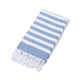 Cotton Blend Striped Tassel Beach Towel