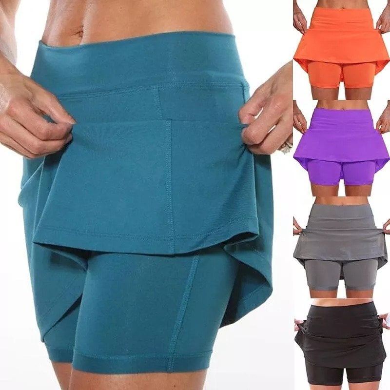 🌞Surprise Price: ￡9.99 Today!!❄️👚Anti-Chafing Active Skort – Super soft and comfortable🔥