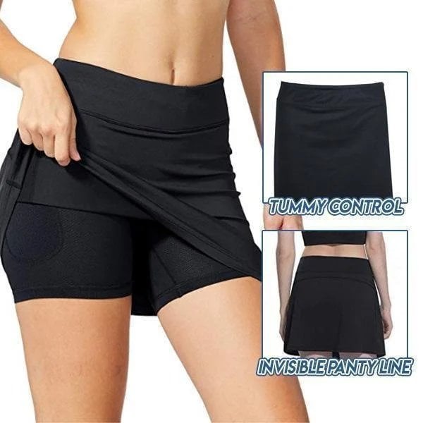 🌞Surprise Price: ￡9.99 Today!!❄️👚Anti-Chafing Active Skort – Super soft and comfortable🔥