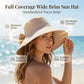 👒 LIMITED-TIME 50% OFF! ✨ Women's Bowknot Wide Brim Sun Hat – Foldable, 360° Protection 🎀