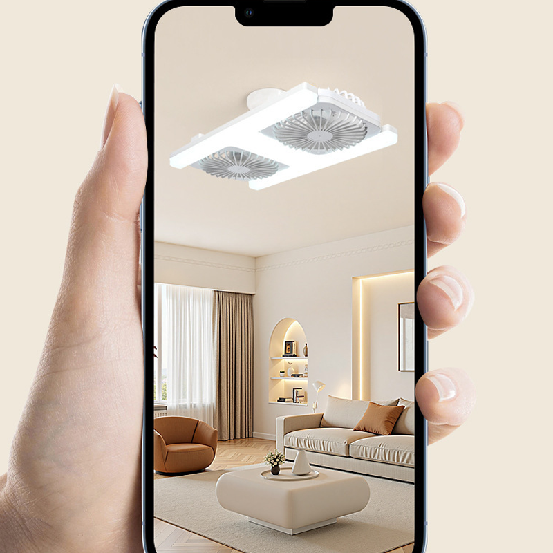 🌀💡2-in-1 LED Ceiling Fan Light – Dual Cooling, Ultra Bright, Tool-Free Install