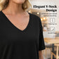 🏖️Summer Cool Deal: ONLY ￡12.99!💃Women's Half Sleeve V-Neck Top with Patchwork Hem