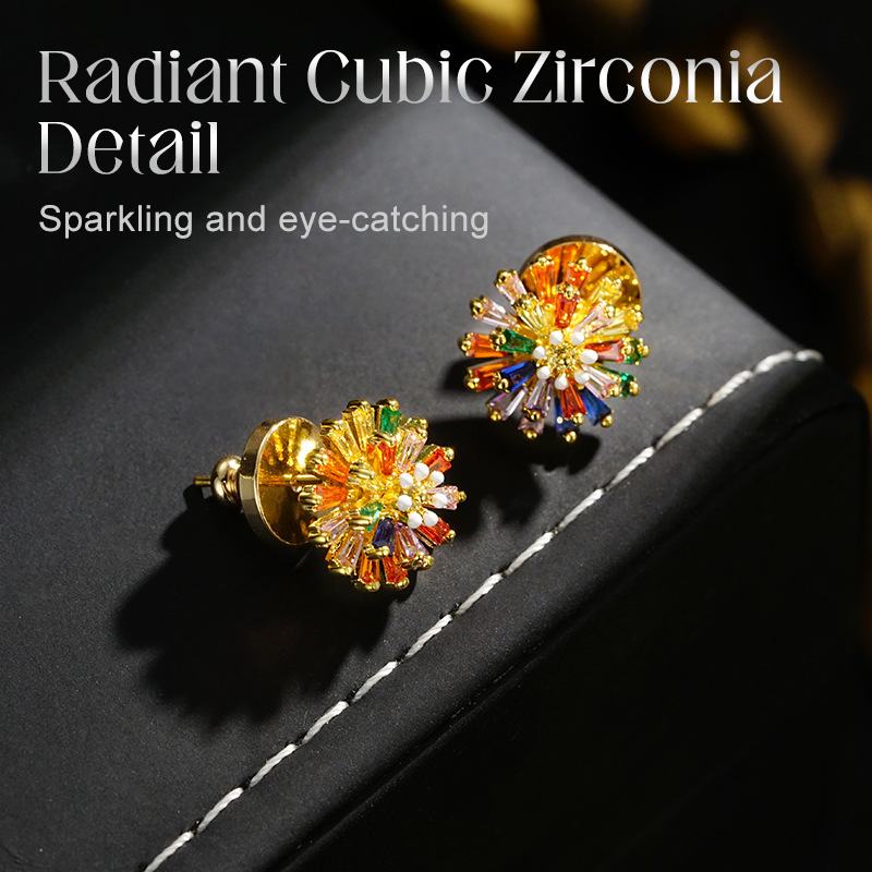 🔥While Supplies Last 40% OFF!🎉 Colorful Firework Stud Earrings for Women