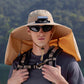 Breathable Fisherman Hat with Solar Fan