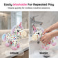 🔥50% OFF 🦄DIY Color-In Unicorn Plush Toy Kit, Washable Reusable Coloring Stuffed Animal, Creative Art Craft Set for Kids Birthday Gift