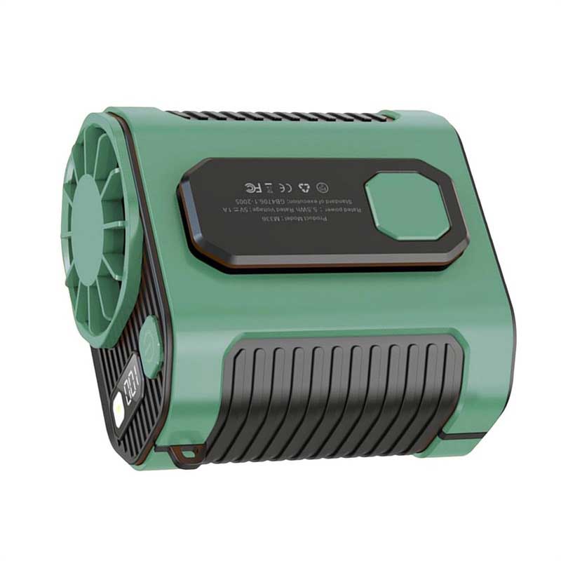 ⚡🌀 LIMITED TIME 50% OFF! Waist Clip Fan with Flashlight – Strong Airflow, Lightweight & Perfect for Summer 🔦☀️