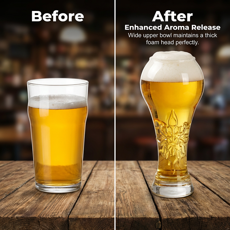 🥳2026 HOT SALE🥳🏆 50% OFF! 🍺 Large Capacity Ornate Beer Glass – Trophy‑embossed, 500ml crystal clear. Perfect for World Cup nights. Hold like a champion! ⚽✨
