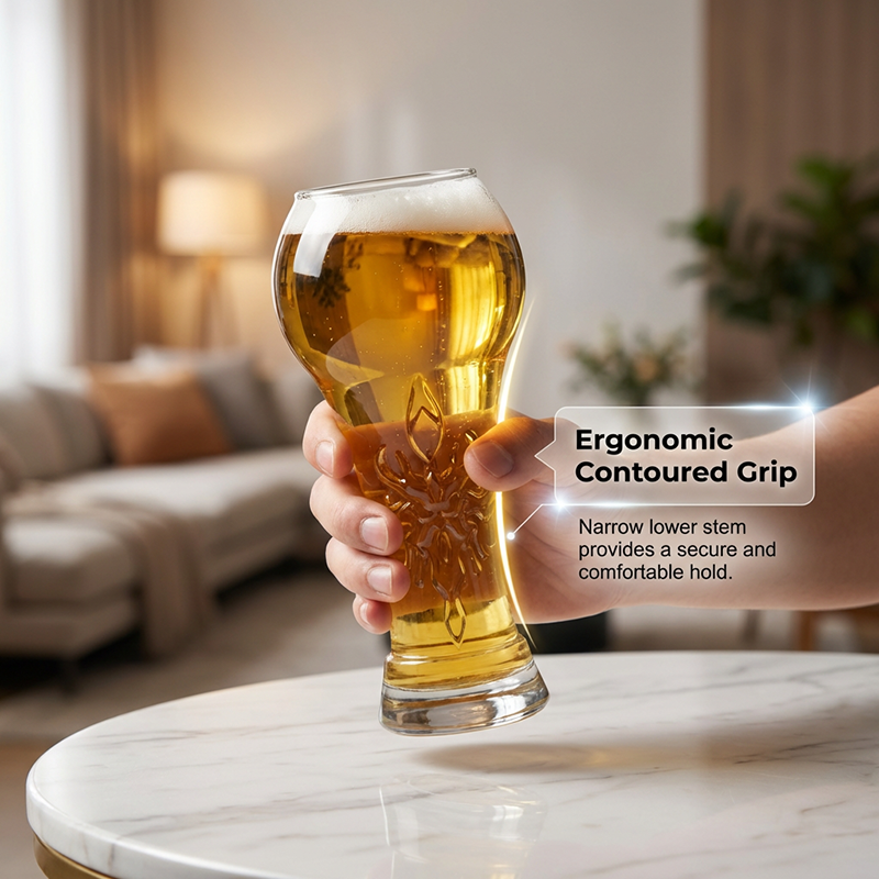 🥳2026 HOT SALE🥳🏆 50% OFF! 🍺 Large Capacity Ornate Beer Glass – Trophy‑embossed, 500ml crystal clear. Perfect for World Cup nights. Hold like a champion! ⚽✨