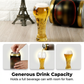 🥳2026 HOT SALE🥳🏆 50% OFF! 🍺 Large Capacity Ornate Beer Glass – Trophy‑embossed, 500ml crystal clear. Perfect for World Cup nights. Hold like a champion! ⚽✨