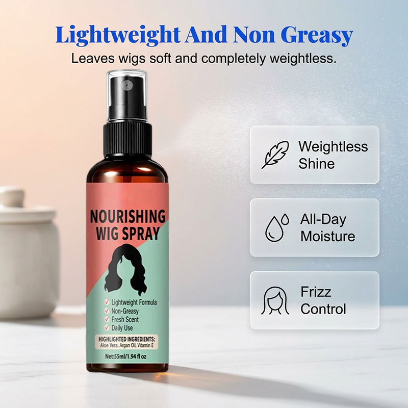 🏆LAST DAY SALE: ONLY ￡9.99!!🎁✨Lightweight No-Rinse Nourishing Wig Spray