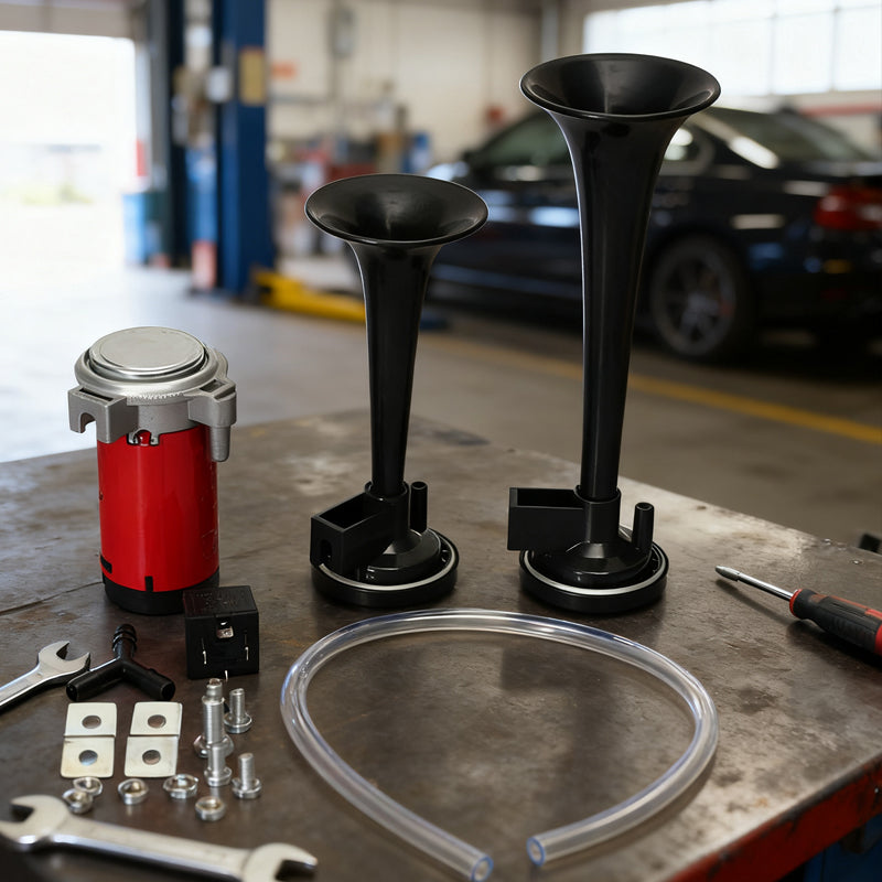 📢📢50% OFF !! ⏰Universal Dual Trumpet Air Horn Kit