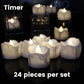 Romantic LED Flameless Dripping Light Candles