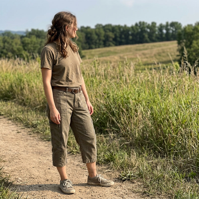 ⏳Limited-time 50% off⏰Women's Relaxed Casual Cargo Capris👖